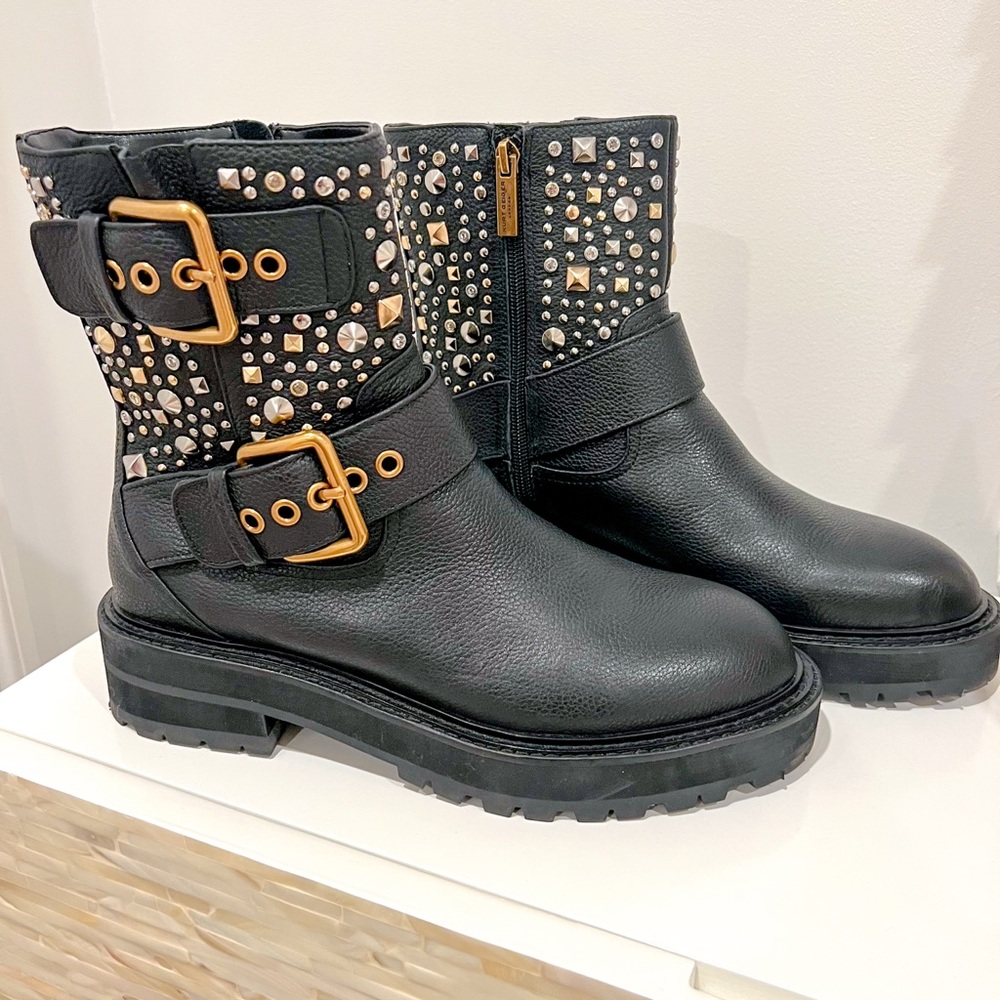 BNWOT Kurt Geiger Hackney Biker Boots